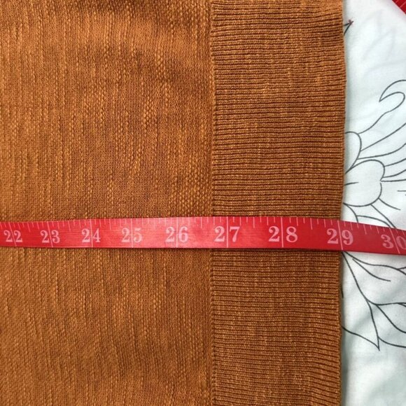 Alesbury Men's Long Sleeve Burnt Orange Riverside Mock Neck Cotton Top Large - Picture 10 of 12